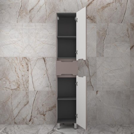 Колонна напольная Style Line "Матис" 36 см 1 ящик, тауп темный, PLUS, ЭМАЛЬ 