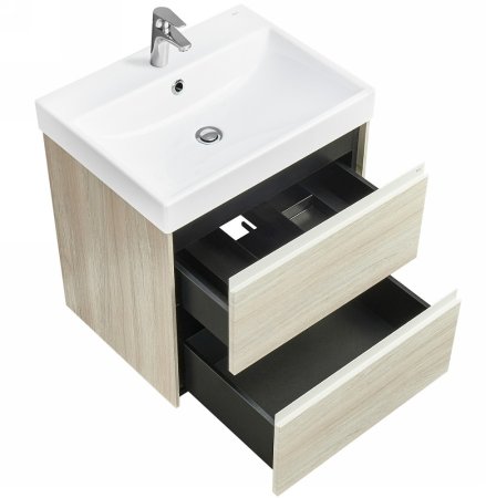 Тумба под раковину Roca Ona 60 A857613512 подвесная Светлый дуб 