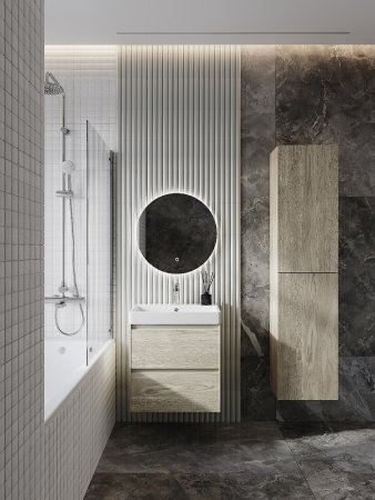 Тумба под раковину Roca Ona 60 A857613512 подвесная Светлый дуб 