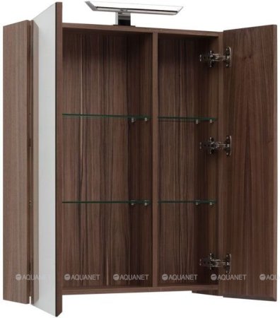 Зеркало-шкаф Aquanet Нью-Йорк 70 орех 