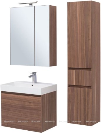 Зеркало-шкаф Aquanet Нью-Йорк 70 орех 