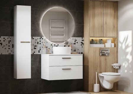 Зеркало Roca Luna 80 ZRU9307558 с подсветкой с сенсорным выключателем 