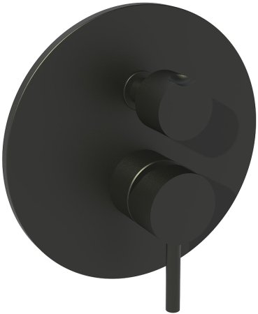 Душевая система Paffoni Light KITLIG018NOKING Черная матовая 