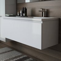 Тумба с раковиной Эстет Dallas Luxe 115 подвесная, 1 ящик, R