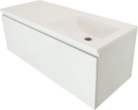 Тумба с раковиной Эстет Dallas Luxe 115 подвесная, 1 ящик, R 