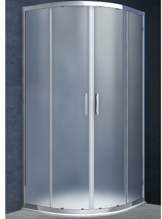 Душевой уголок Vincea Alpha 80x80 VSQ-3AL800MT профиль Хром стекло текстурное 