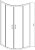 Душевой уголок Vincea Alpha 80x80 VSQ-3AL800MT профиль Хром стекло текстурное 