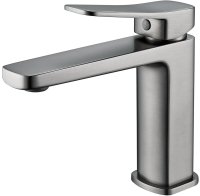 Смеситель для раковины Shevanik S9901T, оружейная сталь