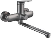 Смеситель для ванны Shevanik S8502T, оружейная сталь