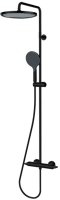 Душевая система Bossini Apice L10505.073 с термостатом Черный матовый