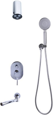 Душевая система Bronze de Luxe Scandi 14582-501C Хром 