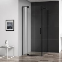 Душевой уголок Cezares Slider AH 1 70/80 80 C NERO