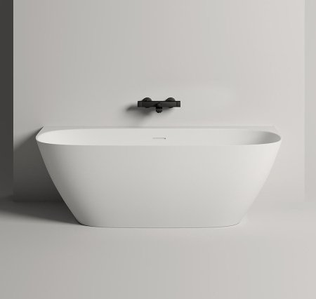 Ванна из искусственного камня Salini Sofia Wall 180х85 102523M Белая матовая 