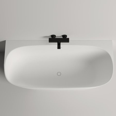 Ванна из искусственного камня Salini Sofia Wall 180х85 102523M Белая матовая 
