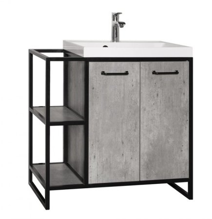 Тумба под раковину Style Line Лофт Classic 60/80 Бетон 