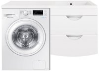 Тумба под раковину Style Line Жасмин 2 120 Люкс Plus подвесная Белый глянец Тумба под раковину Style Line Жасмин 2 120 Люкс Plus подвесная Белый глянец