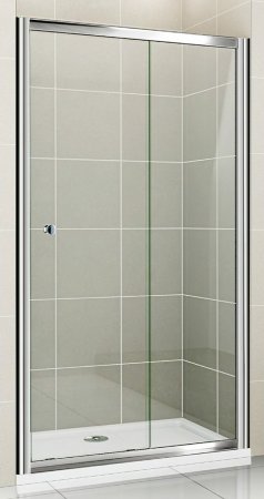 Душевая дверь в нишу Cezares Pratico BF1 150 C Cr + трап в подарок 