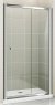 Душевая дверь в нишу Cezares Pratico BF1 150 C Cr + трап в подарок 