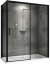 Душевой уголок Abber Komfort 150x100 AG93150B-S102B профиль Черный стекло прозрачное 