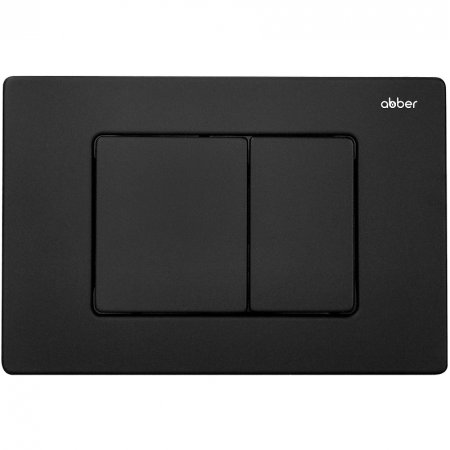 Клавиша смыва Abber AC0120MB Черная матовая 