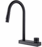 Смеситель для кухни Abber Wasser Kreis AF8114B Черный матовый