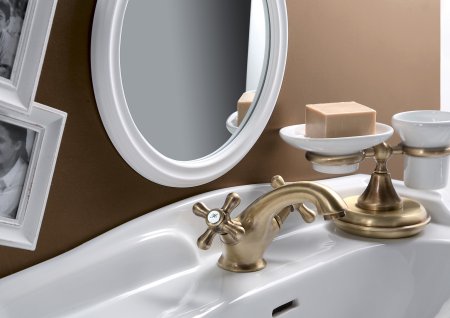 Смеситель для раковины Fiore MARGOT 26ZZ0622, бронза 