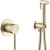 Гигиенический душ со смесителем Abber Emotion AF8825G Золото матовое 