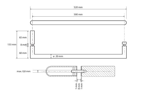 Полотенцедержатель Bemeta Omega 104204352 хром 
