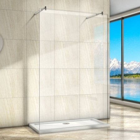 Душевая перегородка WeltWasser WW400 H-2 100 10000001235 кронштейны Хром стекло прозрачное 