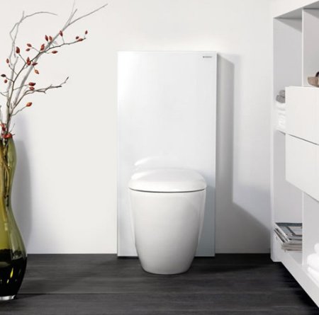 Сантехнический модуль для подвесных и напольных унитазов Geberit Monolith Premium 131.001.SI.1 