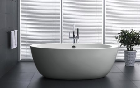 Акриловая ванна BelBagno BB67 170x90 без гидромассажа 