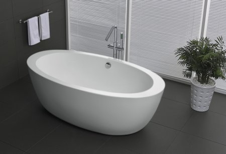 Акриловая ванна BelBagno BB67 170x90 без гидромассажа 