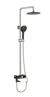 Душевая стойка Grocenberg Shower GB7001 черный/хром Душевая стойка Grocenberg Shower GB7001 черный/хром