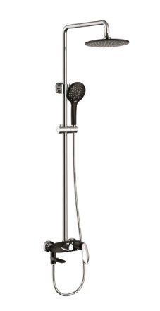 Душевая стойка Grocenberg Shower GB7001 черный/хром 