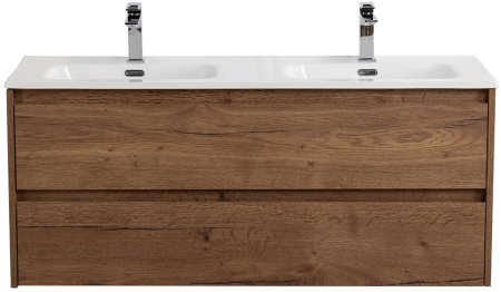 Тумба с раковиной BelBagno KRAFT-1200-2C-SO-2-RT Rovere Tabacco 