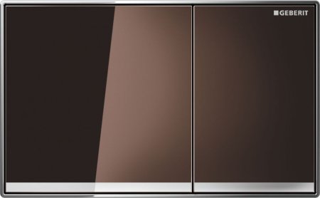 Кнопка смыва Geberit Sigma 60 115.640.SQ.1 коричневое стекло 
