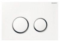 Кнопка смыва Geberit Sigma 20 115.778.KJ.1 белая с хромом