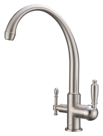 Смеситель Zorg Clean Water ZR 330 YF-33 nickel для кухонной мойки 