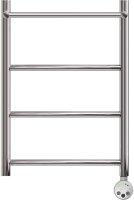 Полотенцесушитель электрический Point Афина PN04146PE П3 400x600 с полкой левый/правый, хром