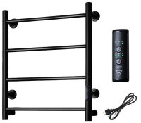 Полотенцесушитель электрический (лесенка) Тругор Аспект Пэк сп 1 60х40 см, черный