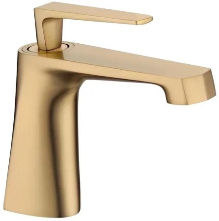 Смеситель для раковины Grocenberg GB2025MG, матовое золото 