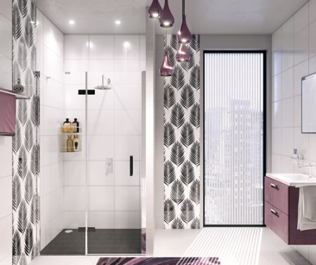 Душевой уголок WasserKRAFT Aller Black 10H07LB 120x90 см 