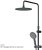 Душевая система AM.PM Like F0780422 с термостатом Черная матовая 