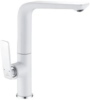 Смеситель для кухни Rose R2713F, белый/хром