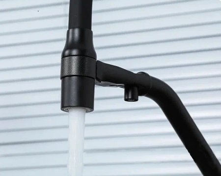 Смеситель для кухни Gappo G4398-86 Черный матовый 