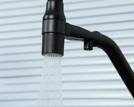 Смеситель для кухни Gappo G4398-86 Черный матовый 