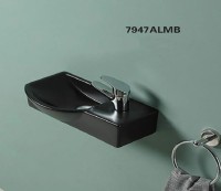 Раковина CeramaLux NC 7947ALMB черная матовая