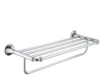Полка для полотенец Rose RG1208, хром