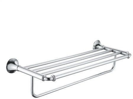 Полка для полотенец Rose RG1208, хром 