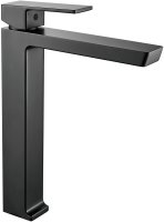 Смеситель для раковины высокий Rose R18H R1811H-1, черный